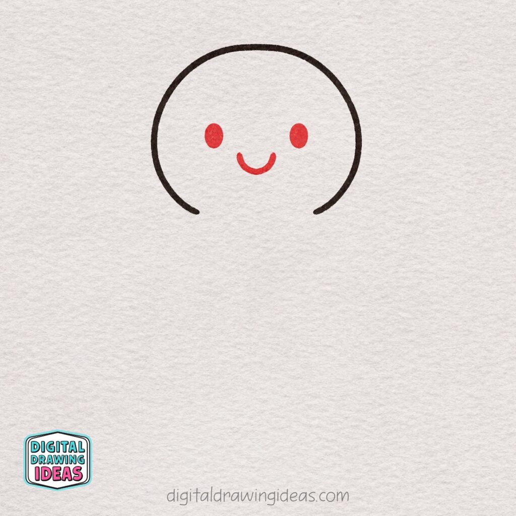 how to draw a gingerbread man - easy gingerbread man drawing tutorial