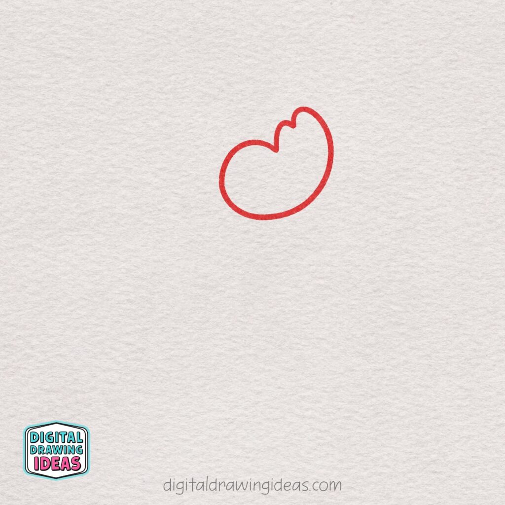 how to draw a peony flower - easy peony drawing