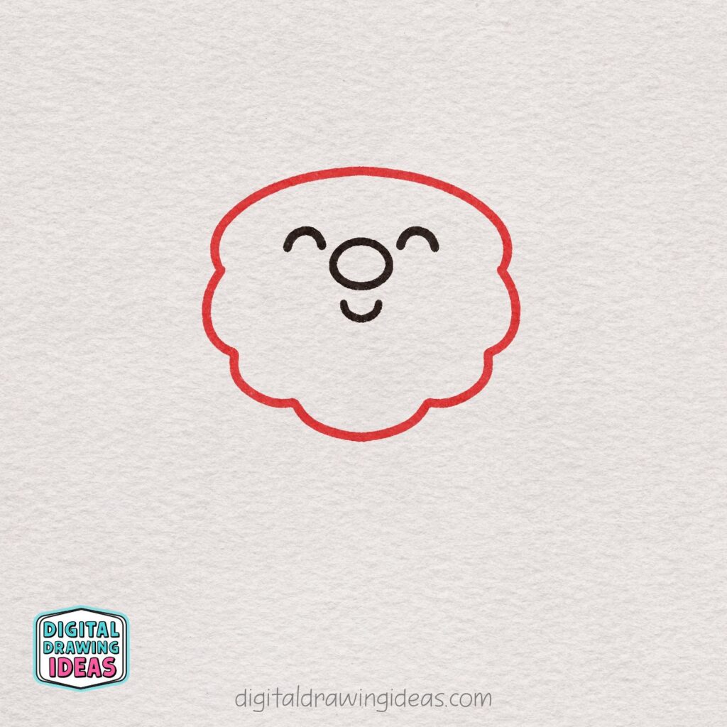 how to draw santa claus - cute santa claus drawing tutorial