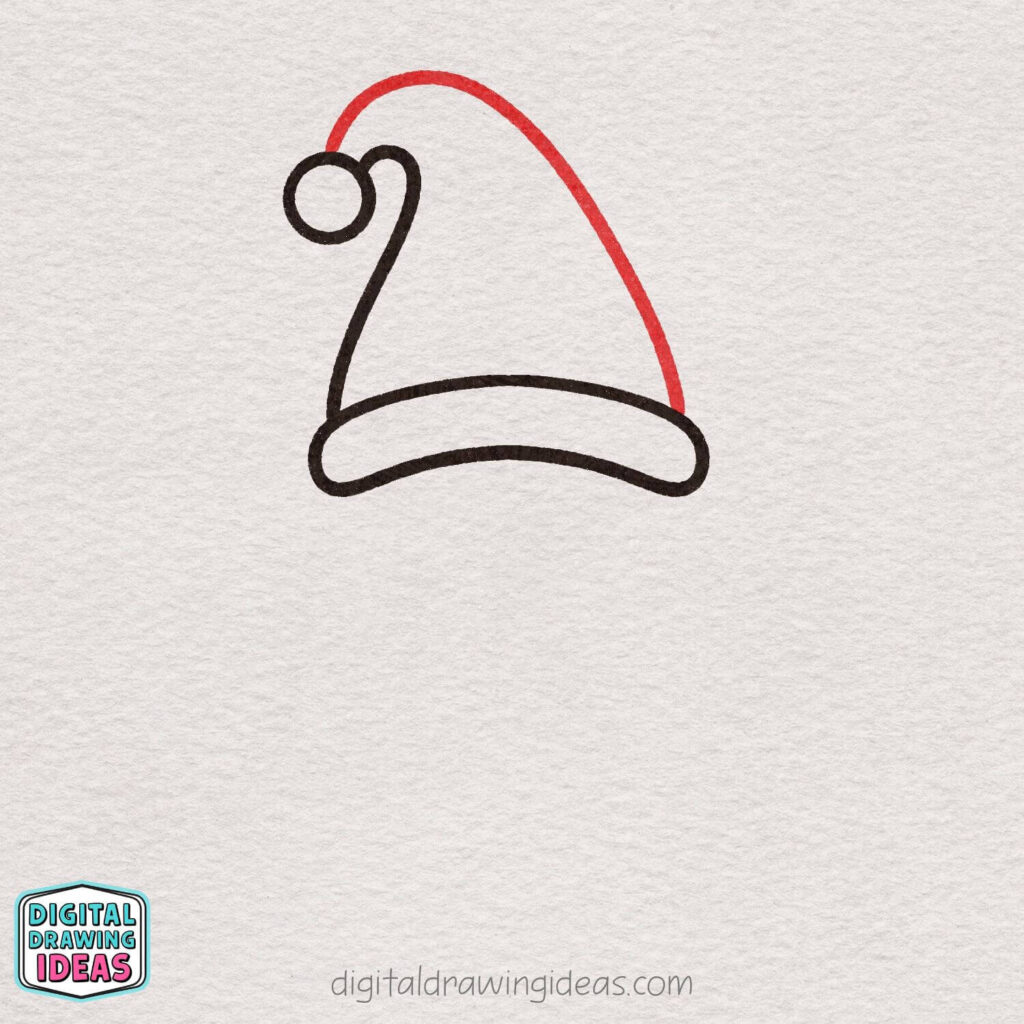 how to draw a christmas gnome - christmas gnome drawing tutorial
