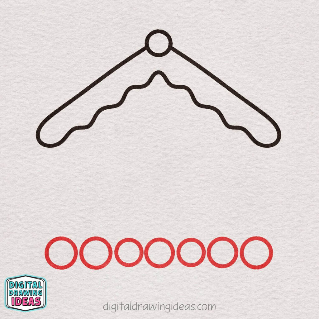 how to draw a gingerbread house - easy gingerbread house drawing