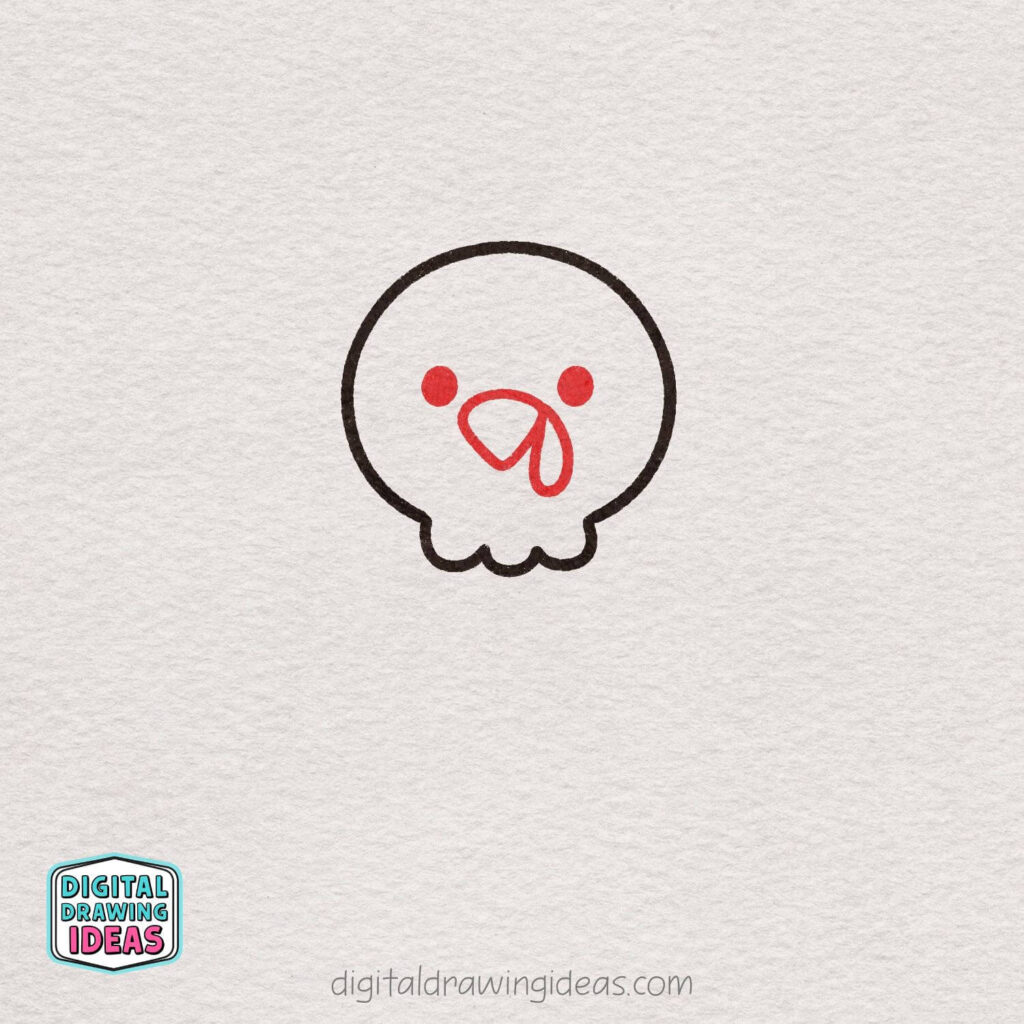 how to draw a turkey - easy turkey drawing tutorial