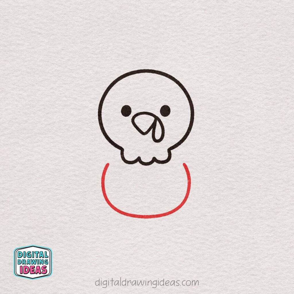 how to draw a turkey - easy turkey drawing tutorial
