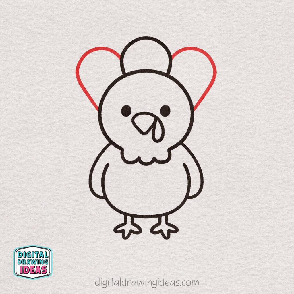 how to draw a turkey - easy turkey drawing tutorial