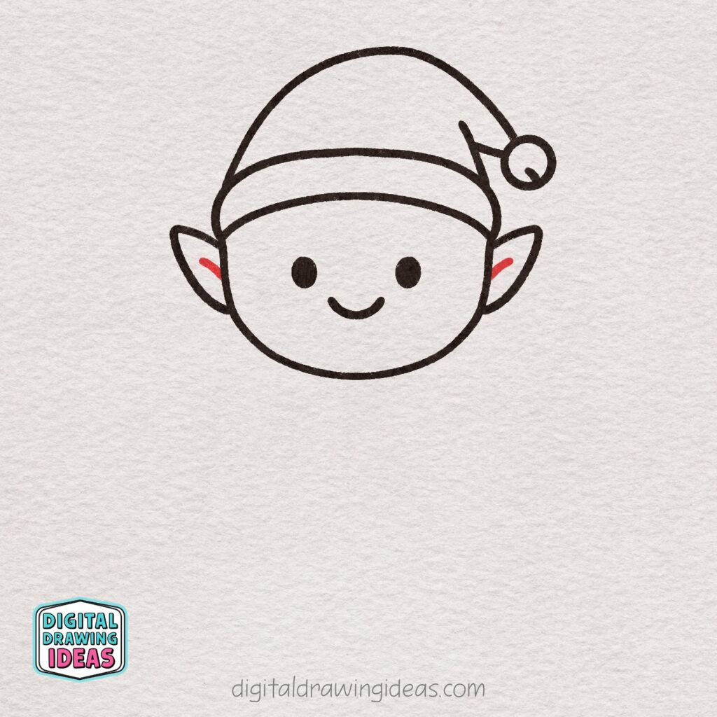 how to draw an elf - cute elf drawing tutorial