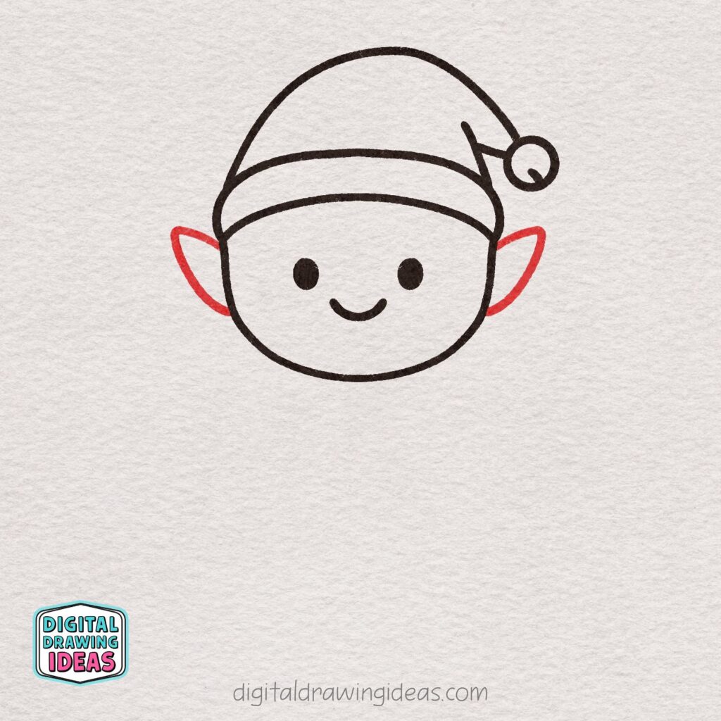 how to draw an elf - cute elf drawing tutorial