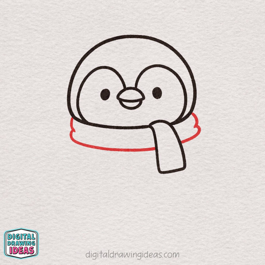 how to draw a penguin - cute penguin drawing tutorial