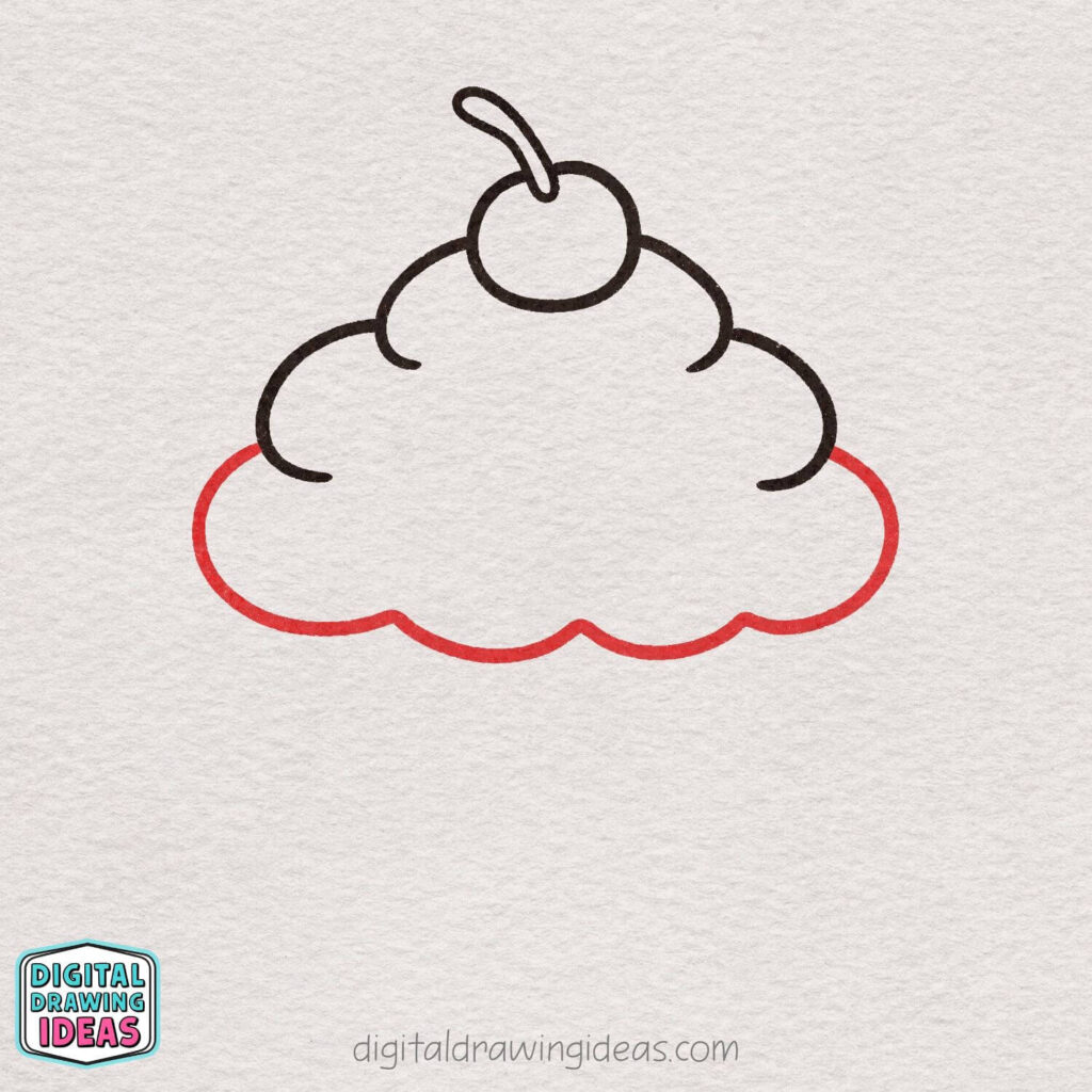 how to draw a cupcake - cute cupcake drawing tutorial