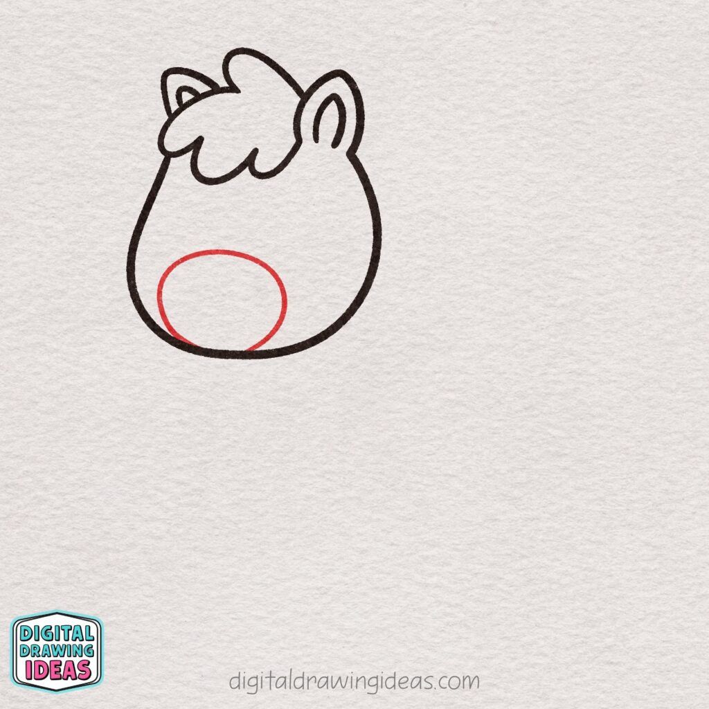 how to draw a horse - cute horse drawing tutorial