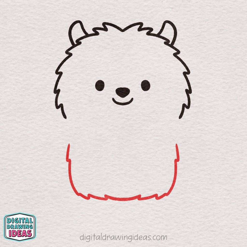 how to draw a yeti - cute yeti drawing tutorial