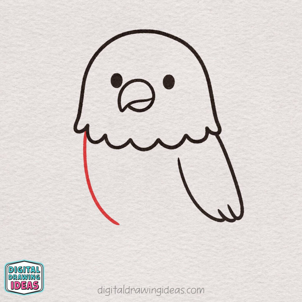 how to draw an eagle - cute eagle drawing tutorial