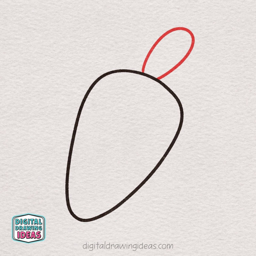 how to draw a carrot step by step - cute carrot drawing tutorial