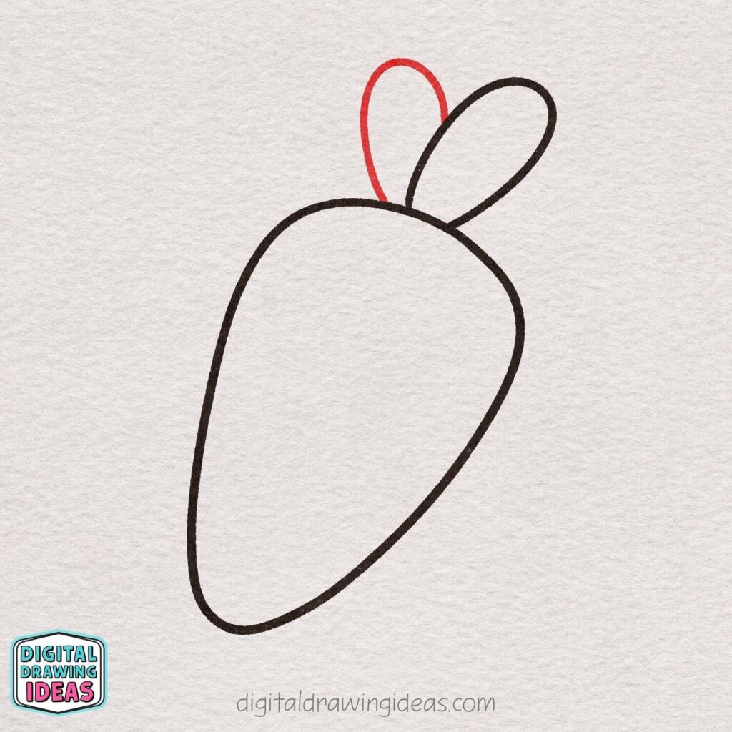 how to draw a carrot step by step - cute carrot drawing tutorial