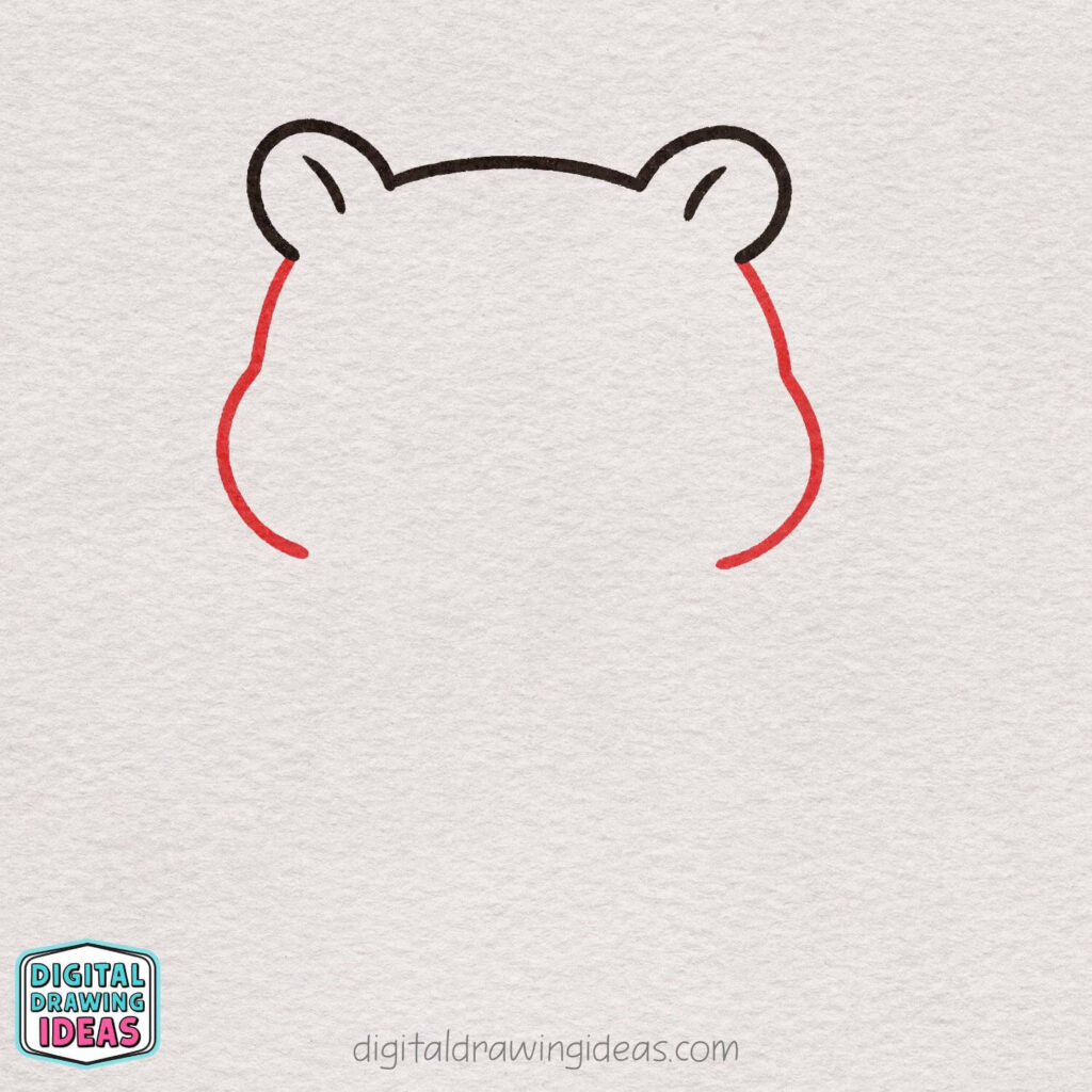 how to draw a hamster - cute hamster drawing tutorial