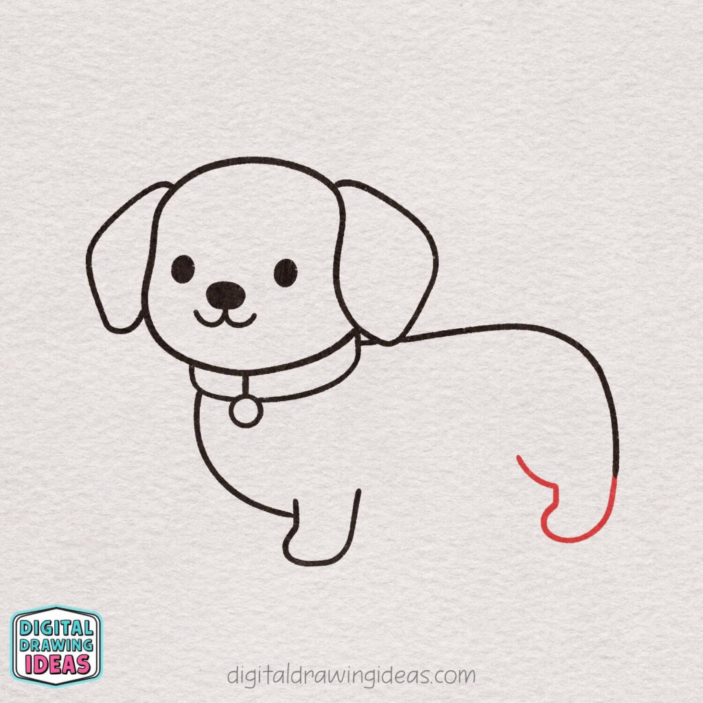 how to draw a dachshund step by step - dachshund drawing