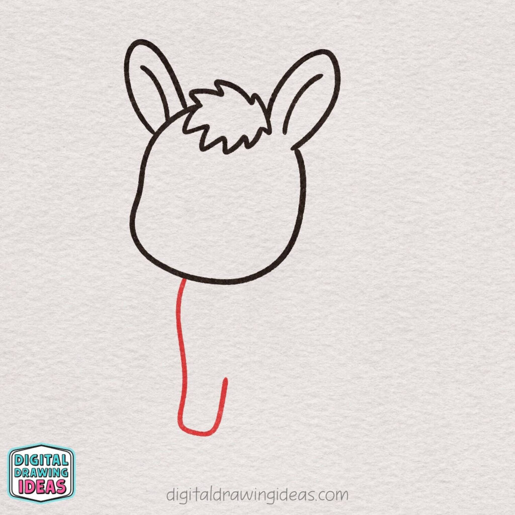 how to draw a donkey step by step - cute donkey drawing tutorial