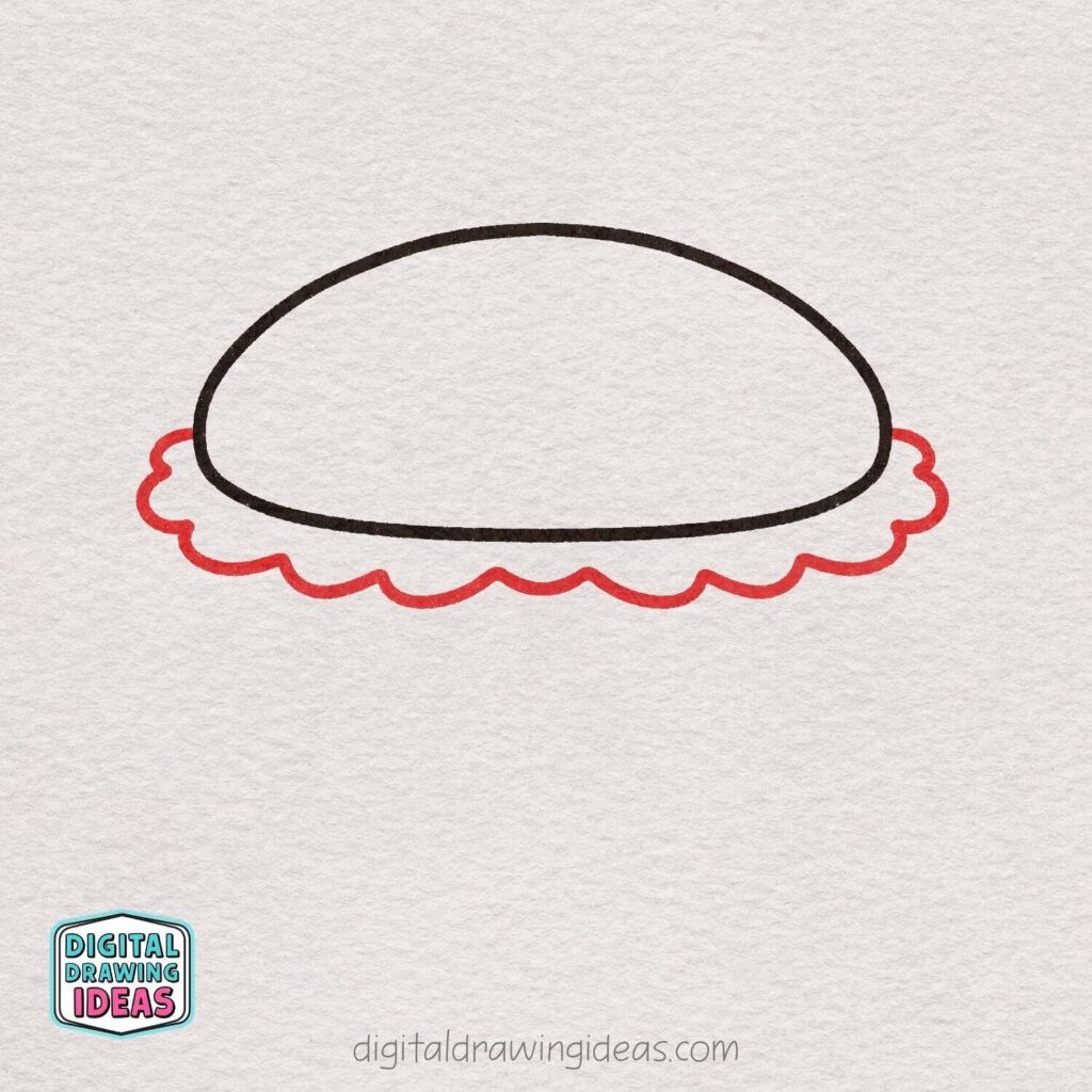 how to draw a hamburger step by step - hamburger drawing