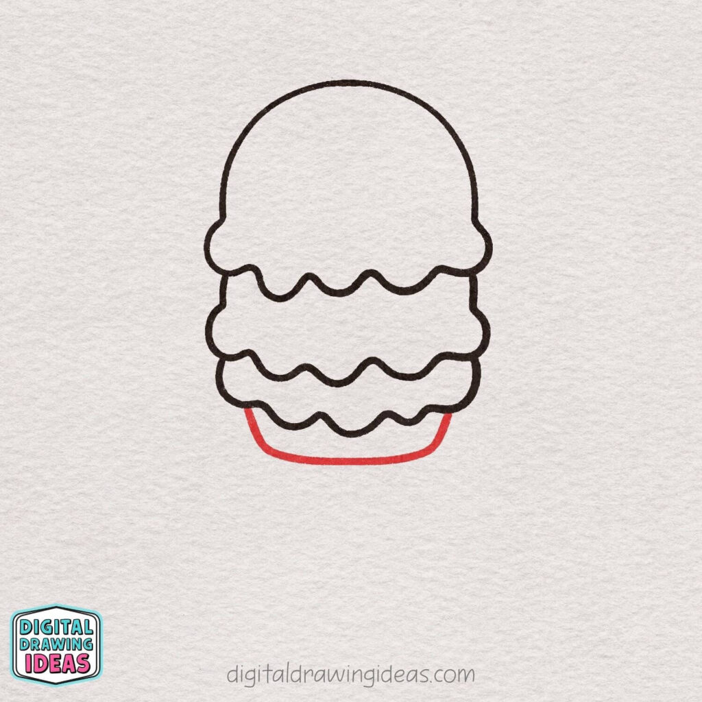 how to draw an ice cream - easy ice cream drawing tutorial