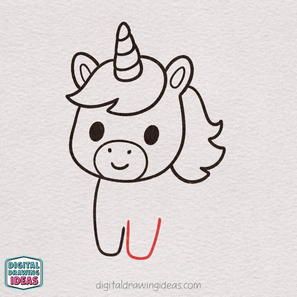 How to Draw a Unicorn step by step - cute unicorn drawing tutorial