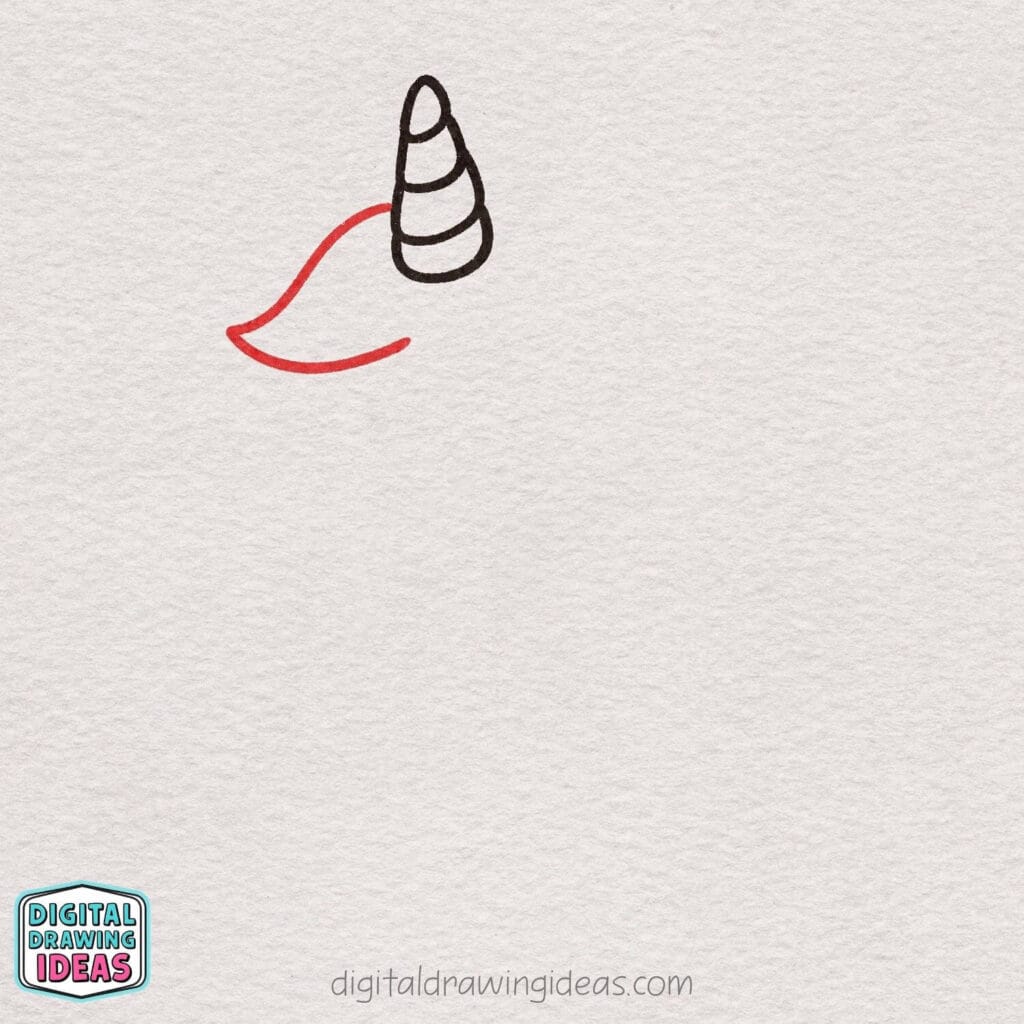 How to Draw a Unicorn step by step - cute unicorn drawing tutorial