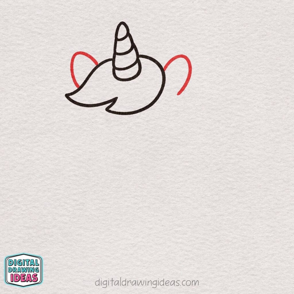 How to Draw a Unicorn step by step - cute unicorn drawing tutorial