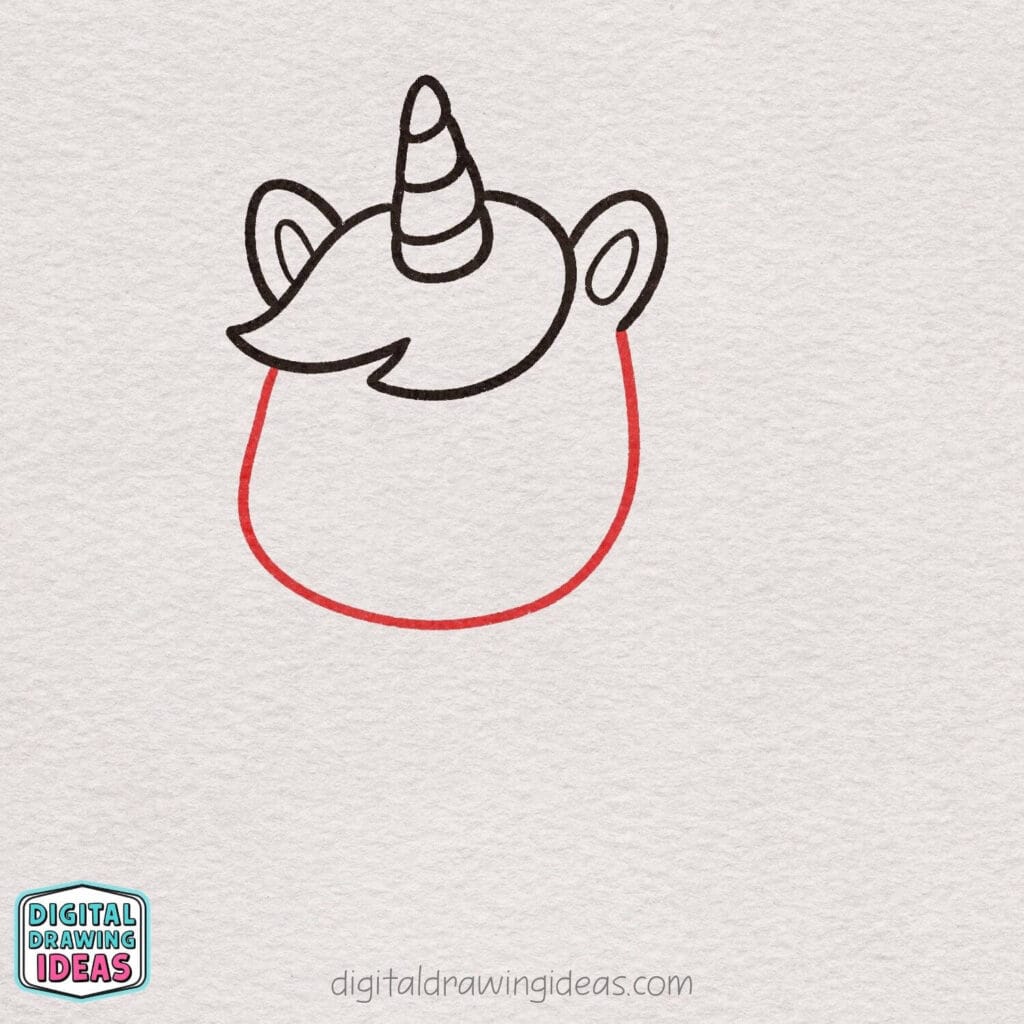 How to Draw a Unicorn step by step - cute unicorn drawing tutorial