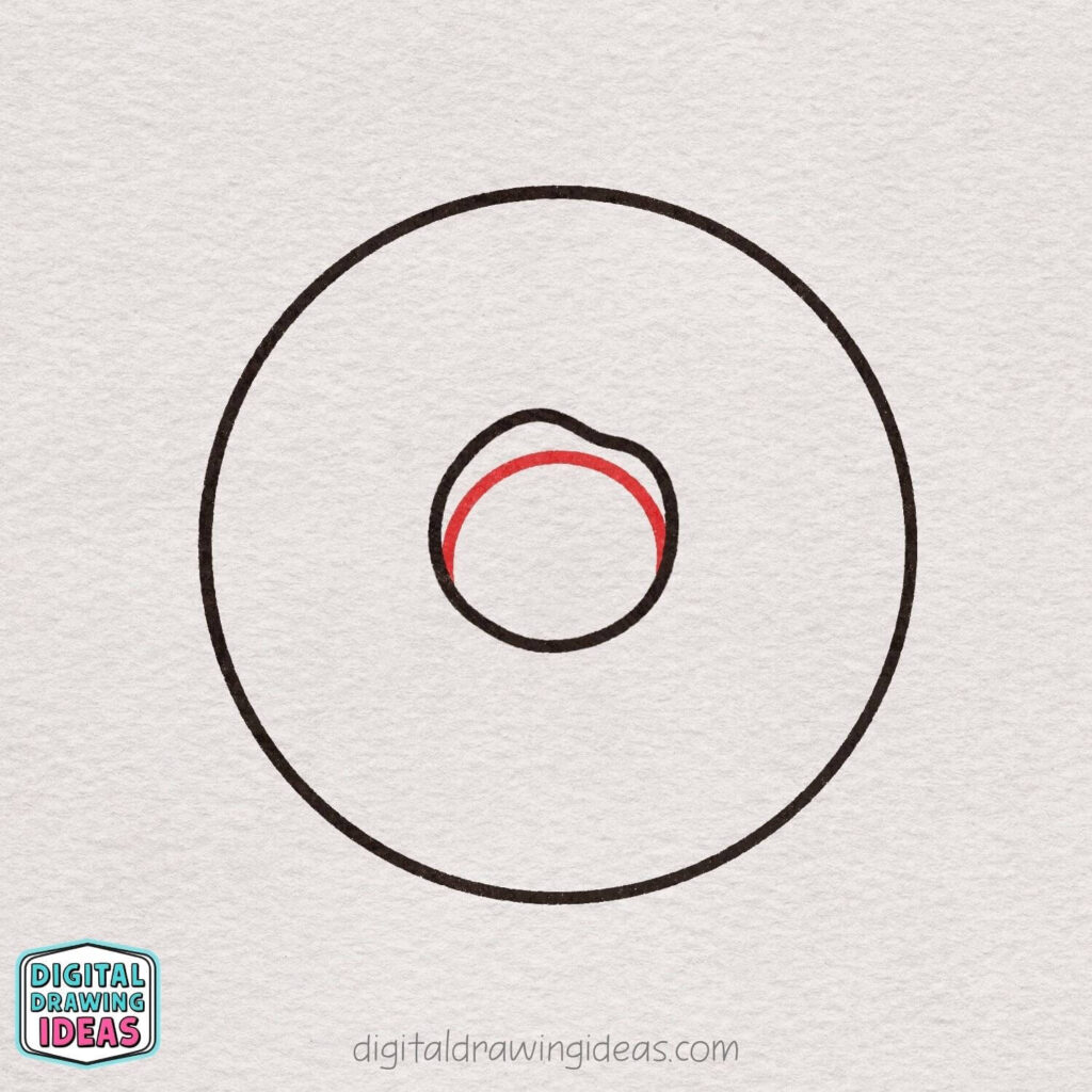 how to draw a donut step by step - easy donut drawing tutorial