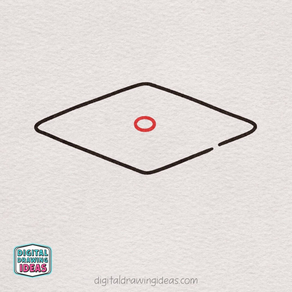 how to draw a graduation cap step by step - cute graduation cap drawing tutorial