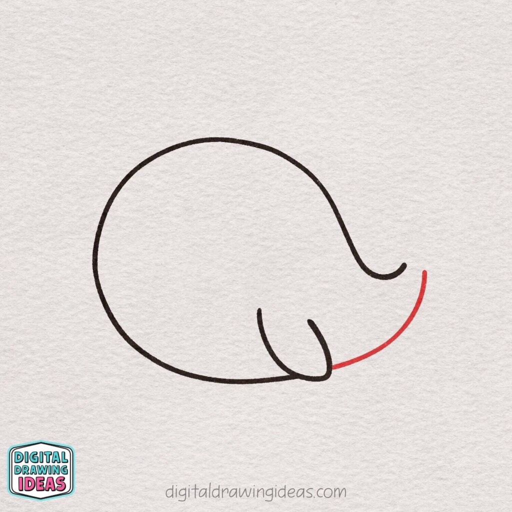 how to draw a whale - cute whale drawing