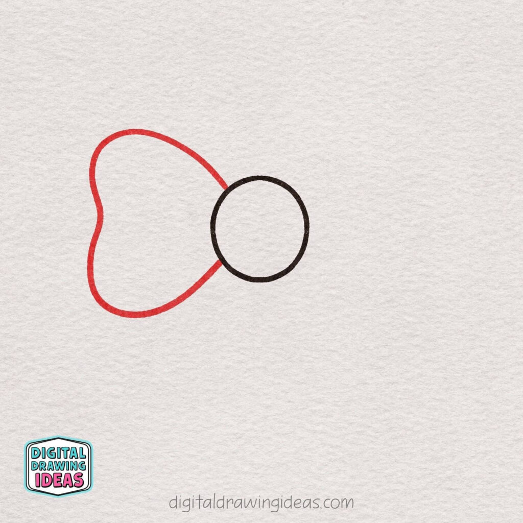 how to draw a bow - easy bow drawing tutorial