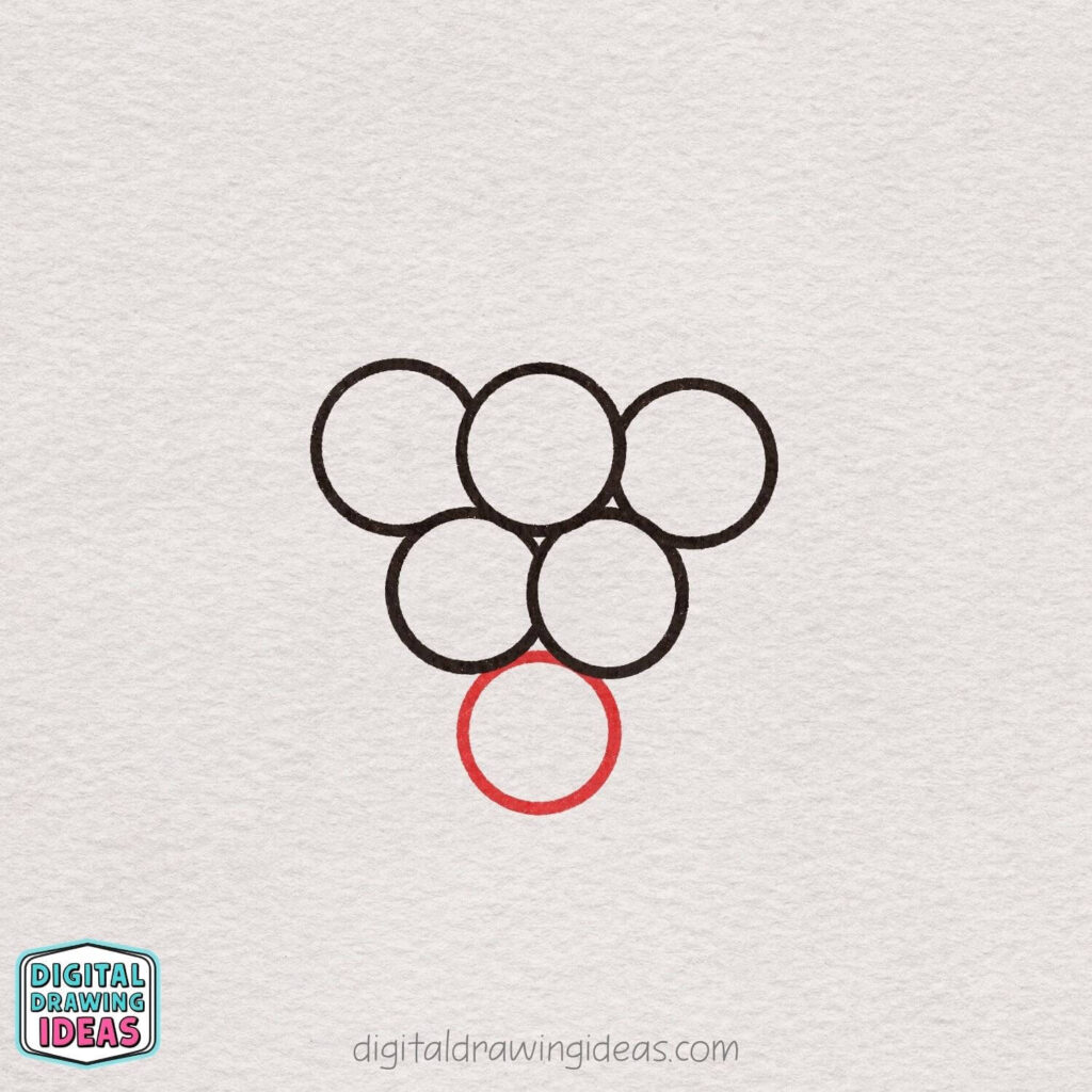how to draw a grape - easy grape drawing tutorial