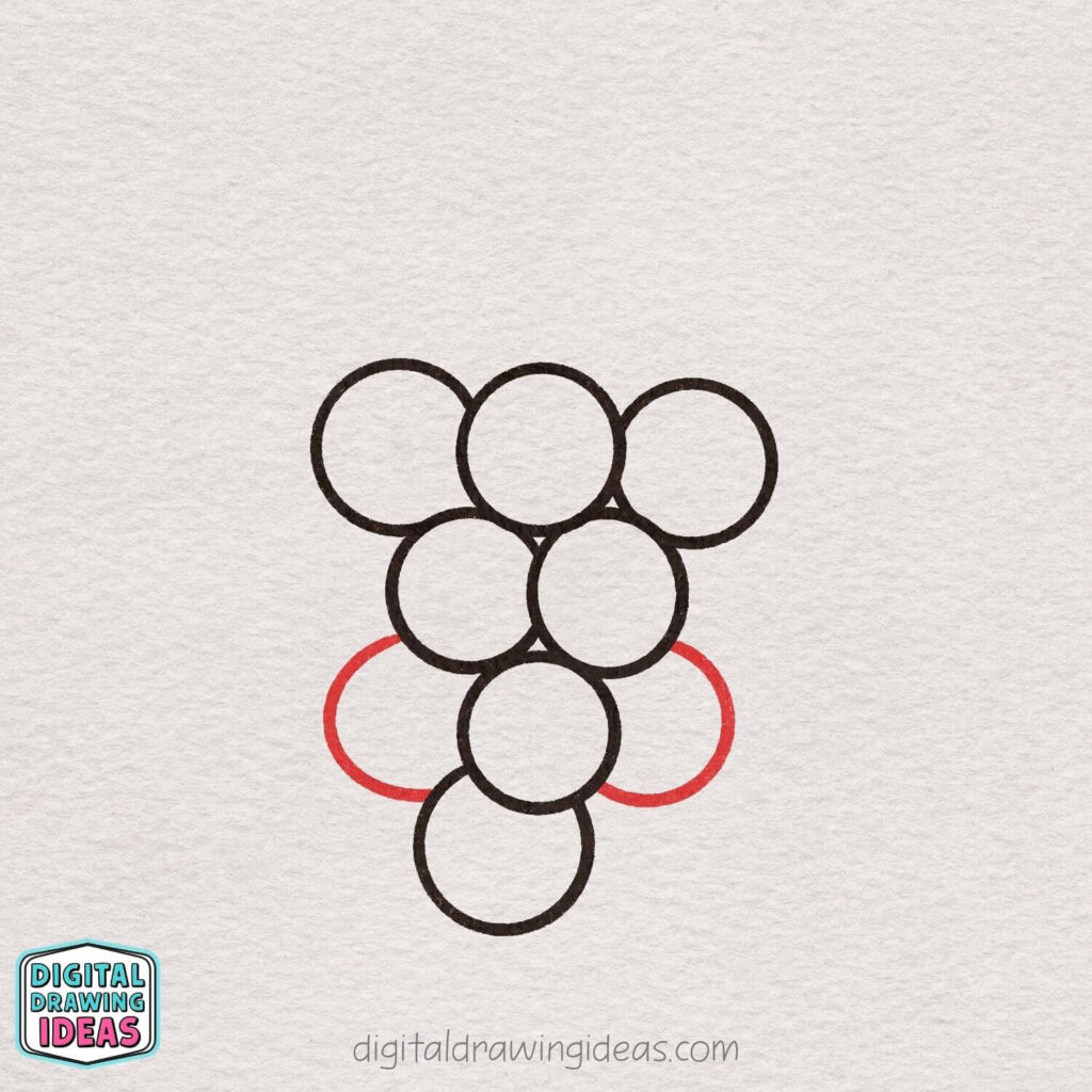 how to draw a grape - easy grape drawing tutorial