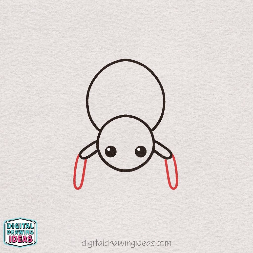 how to draw a spider step by step - easy spider drawing tutorial